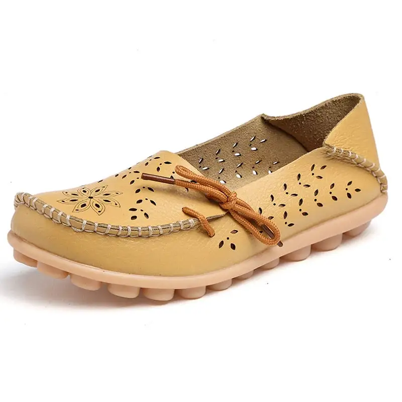 New Hollow Leather Casual Shoes