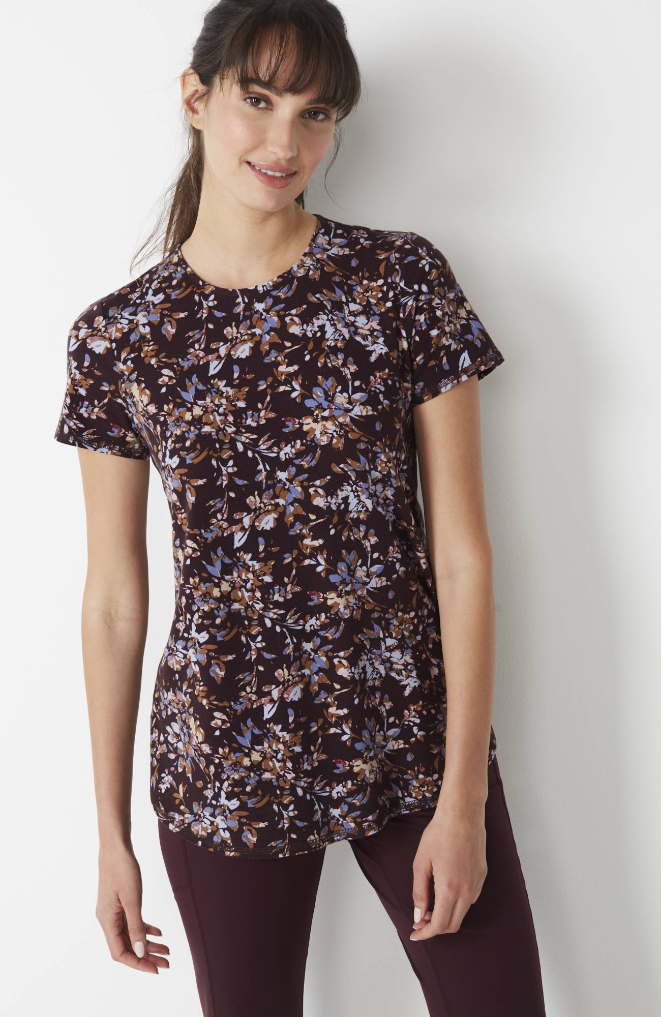 fit progress pima-stretch shirttail tee