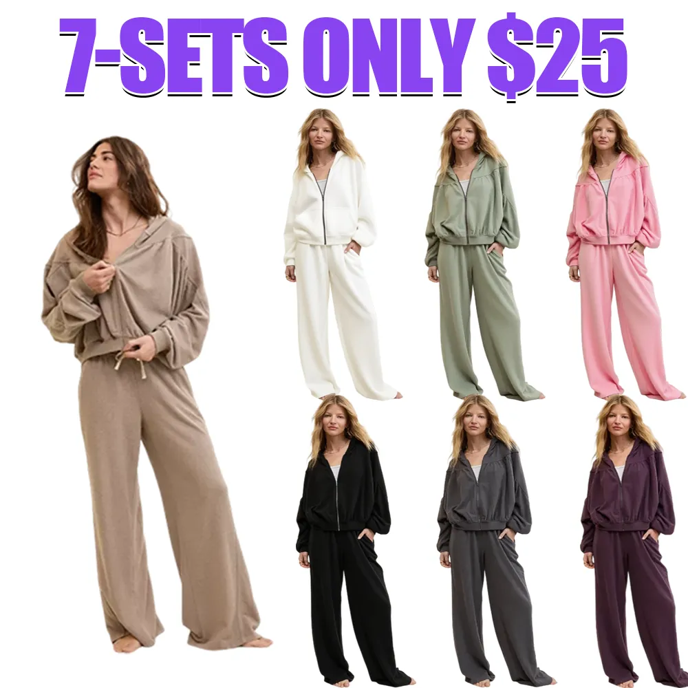 Women's 2-Piece Set: Soft Life Full Zip Sweatshirt & Soft Life Trouser