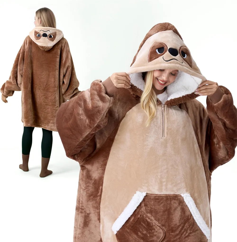 Panda Wearable Blanket Hoodie