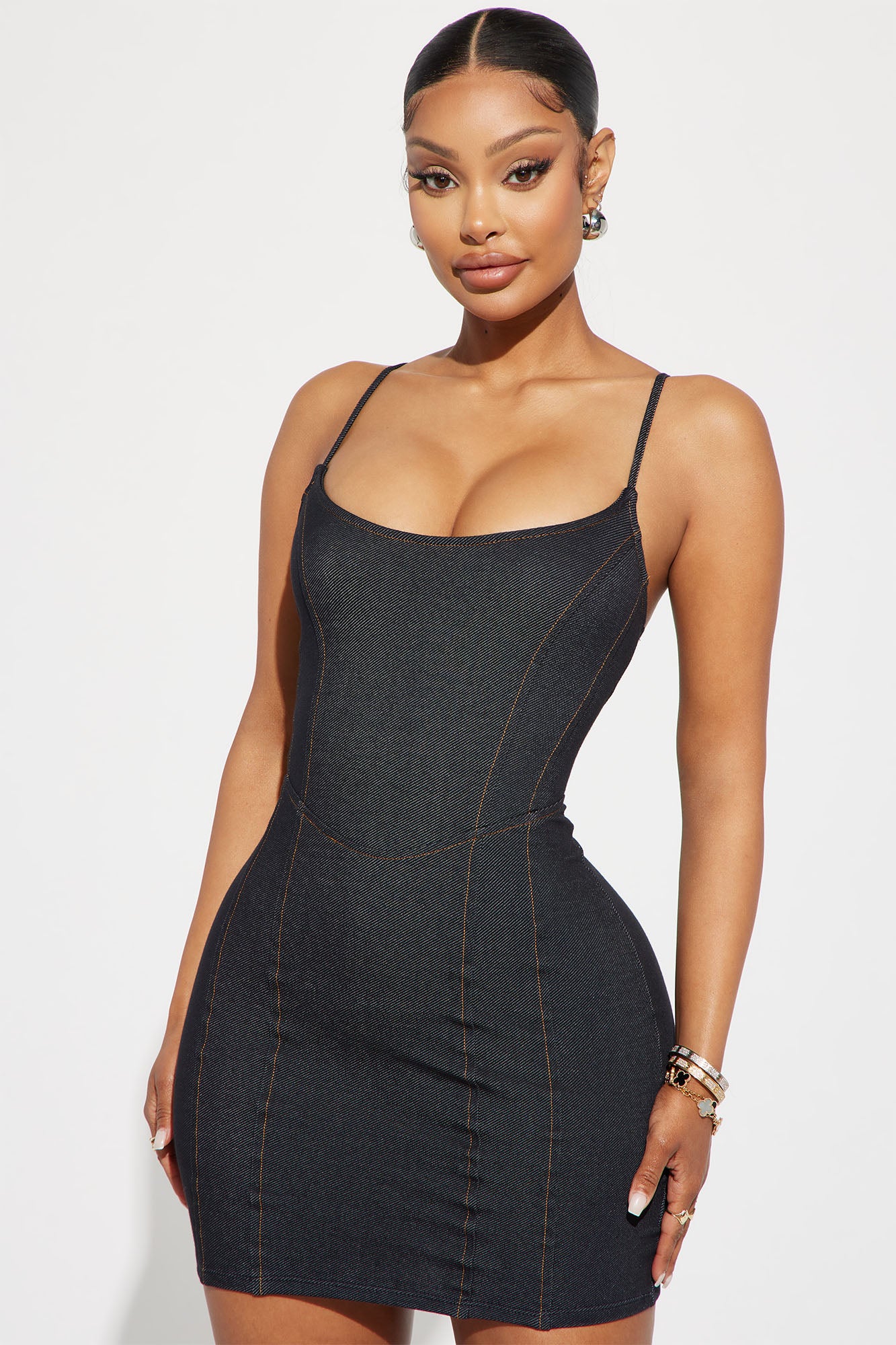 Dakota Mini Dress - Dark Denim