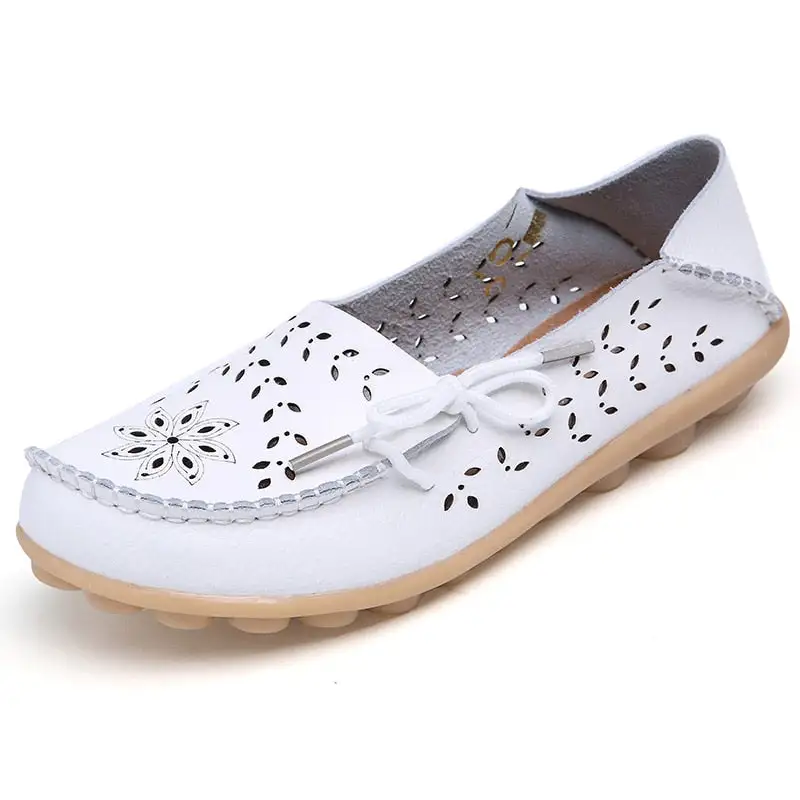 New Hollow Leather Casual Shoes