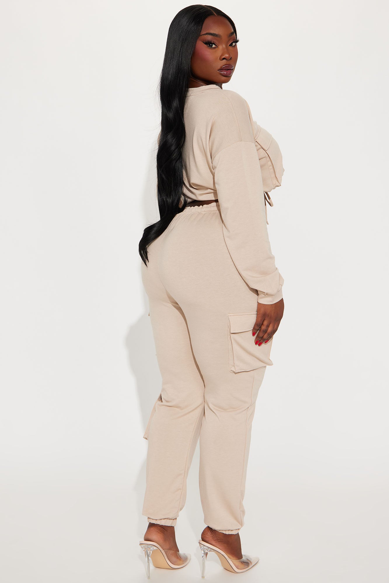 Finding Time Jogger Set  - Taupe