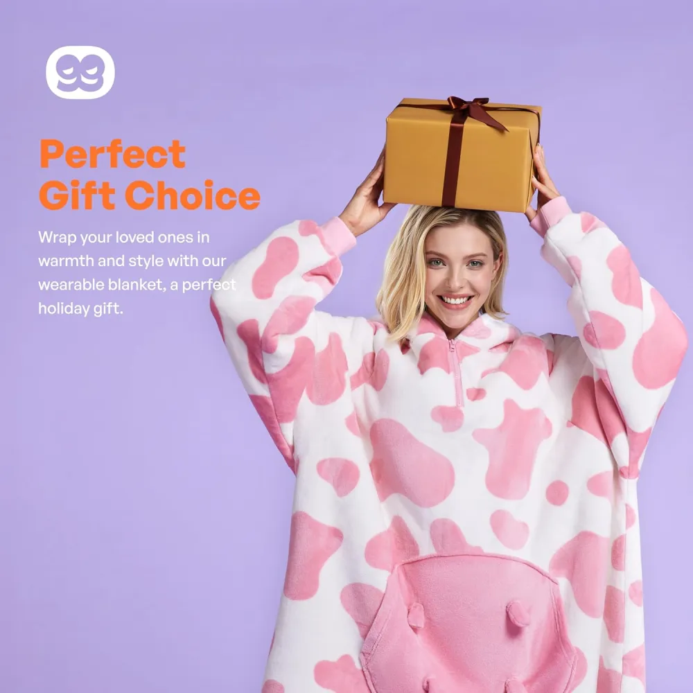 Panda Wearable Blanket Hoodie