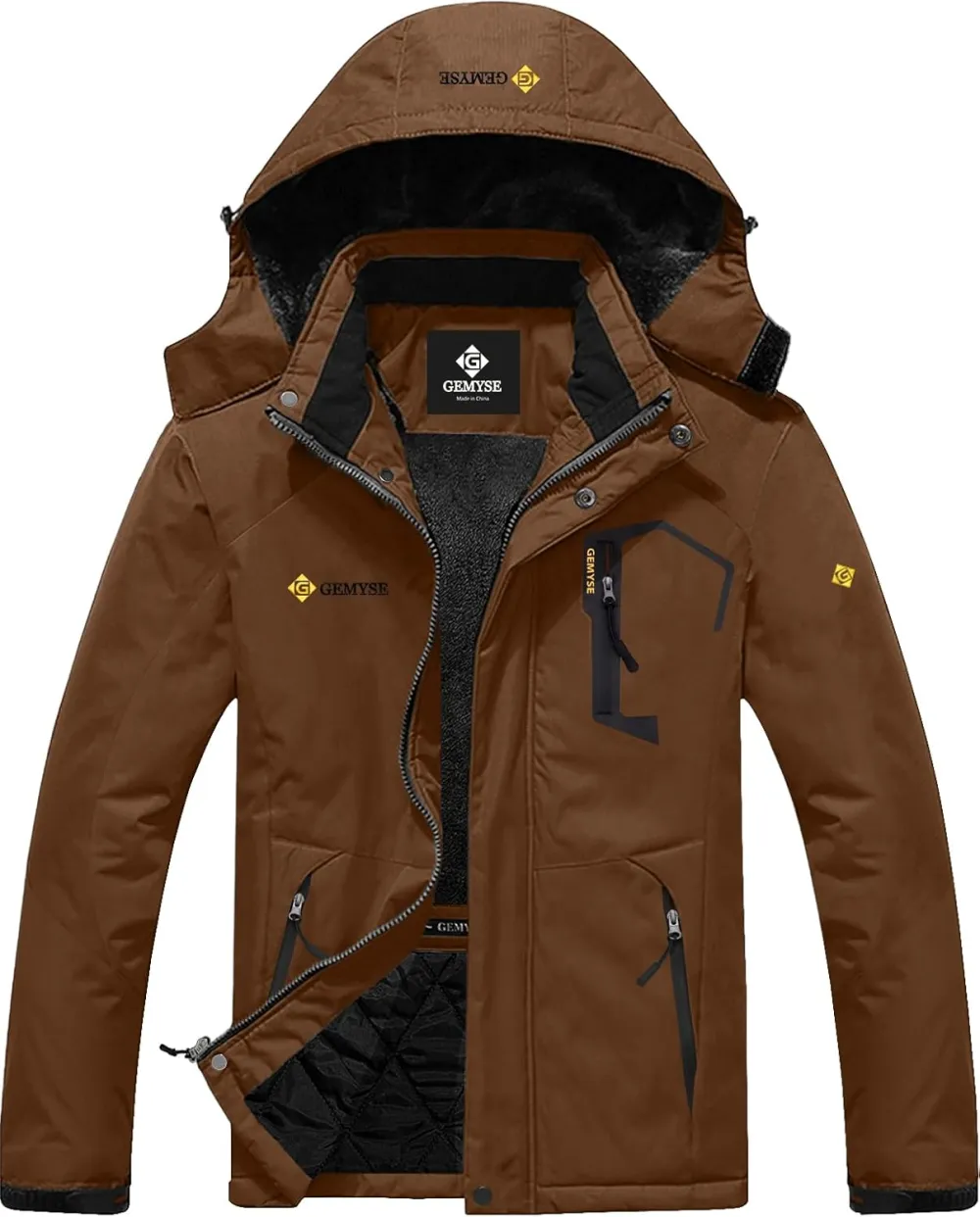 Men's Mountain Waterproof Ski Snow Jacket Winter Windproof Rain Jacket