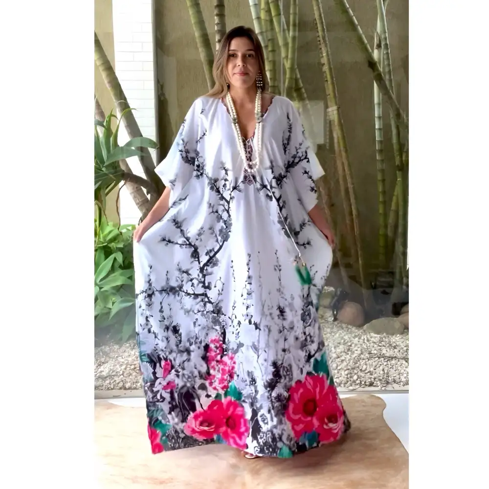 White Rosa Coco Bella Kaftan 12-20