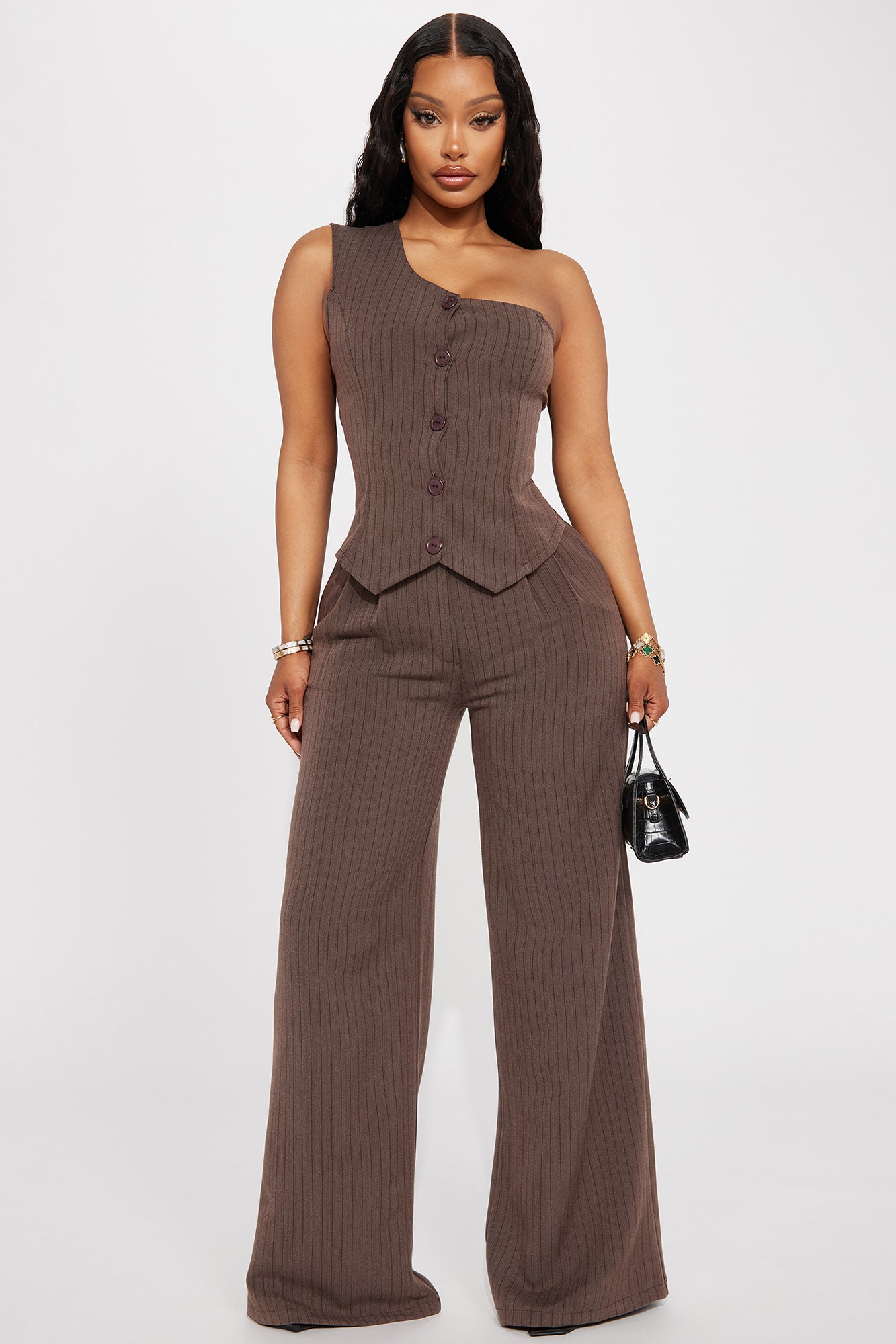 Sandy Pant Set - Brown
