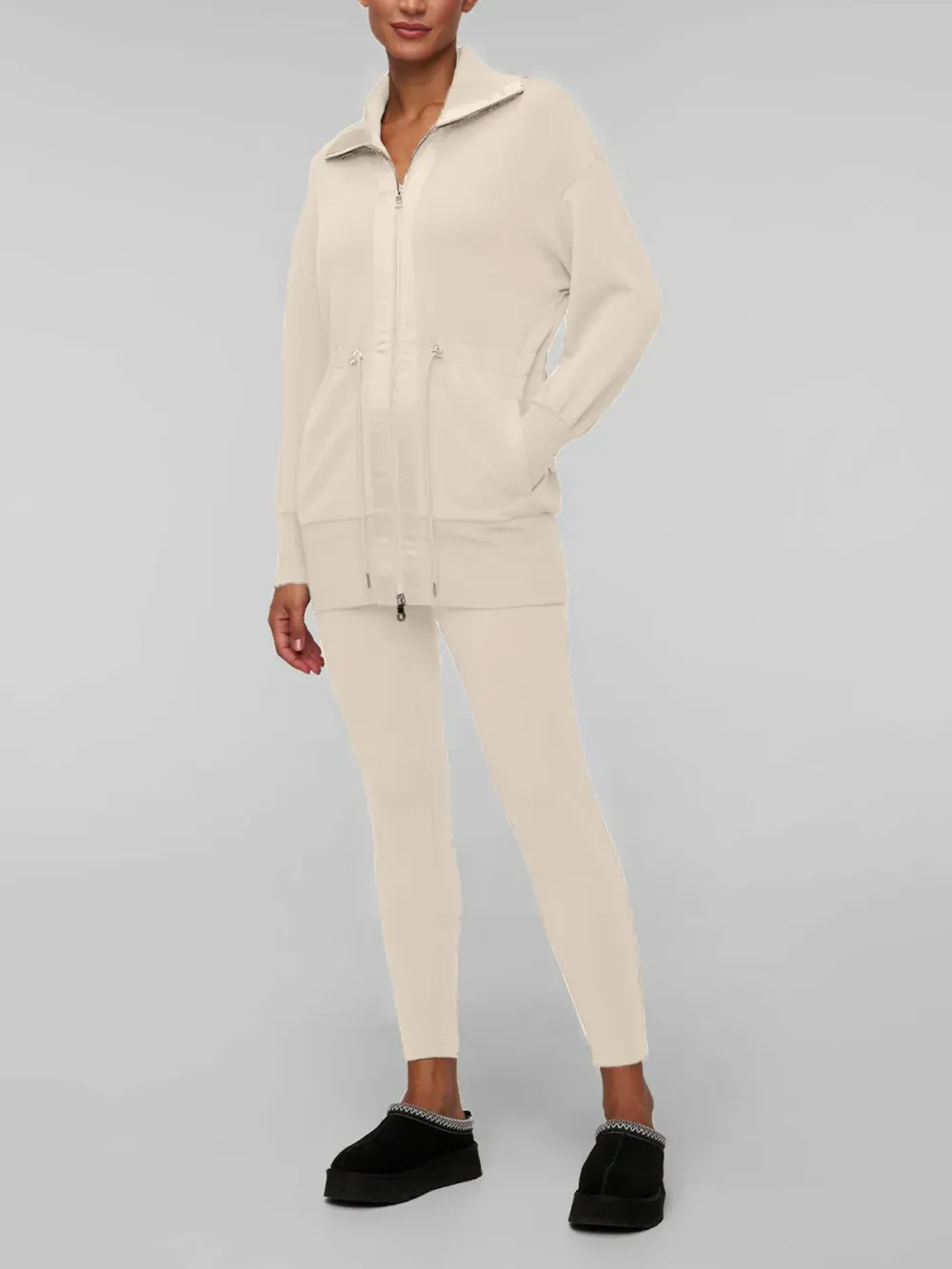 Turtleneck Casual Zipper Track Suit