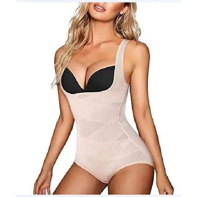 Bodysuit Women's Black color Mesh Elastic Waist Daily Sexy Skinny S