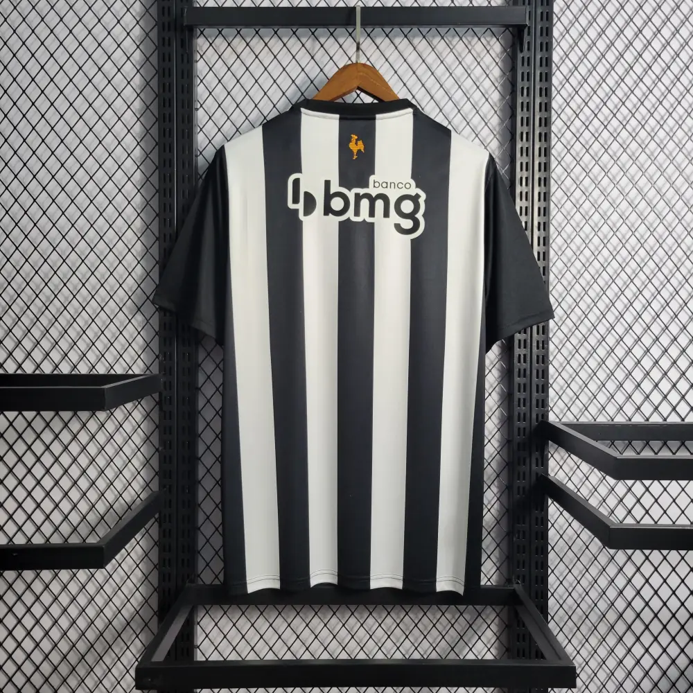 Camisa Atlético Mineiro Home 22/23 - Preta e Branca