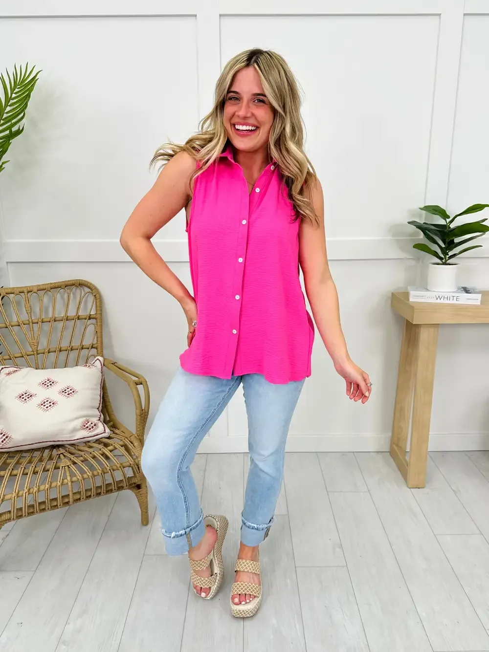 Step Into Summer Tank Top- Multiple Colors!