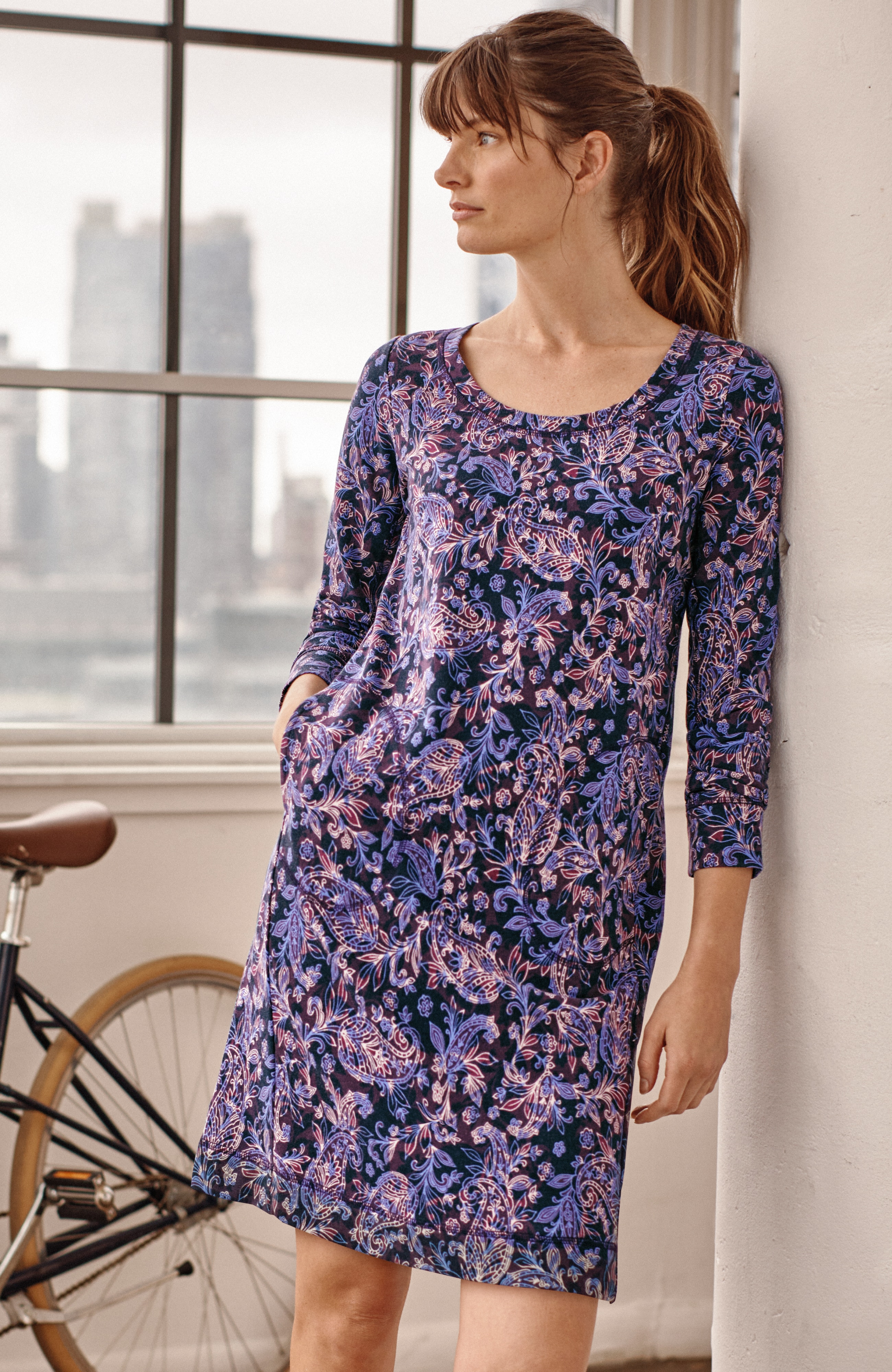 Fit Elevate Terry Seamed Dress