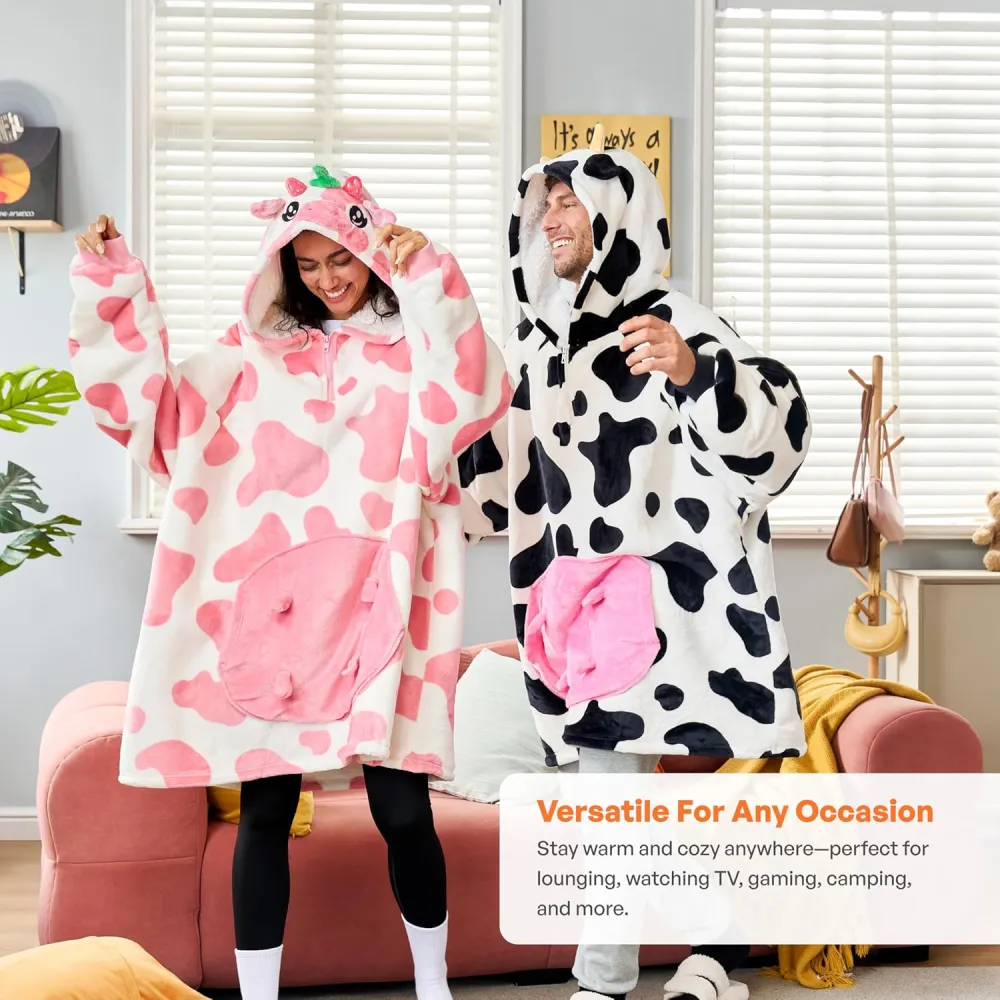 Panda Wearable Blanket Hoodie