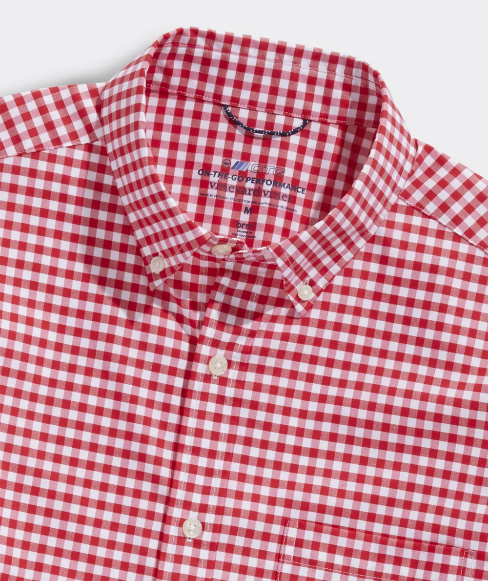 On-The-Go brrr° Gingham Shirt