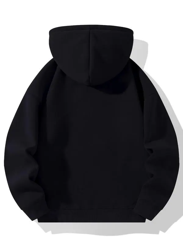 Men's 2-Piece Solid Zipper Hoodie & Sweatpants Set