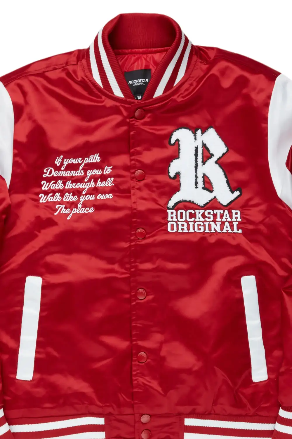 Geir Red Varsity Jacket