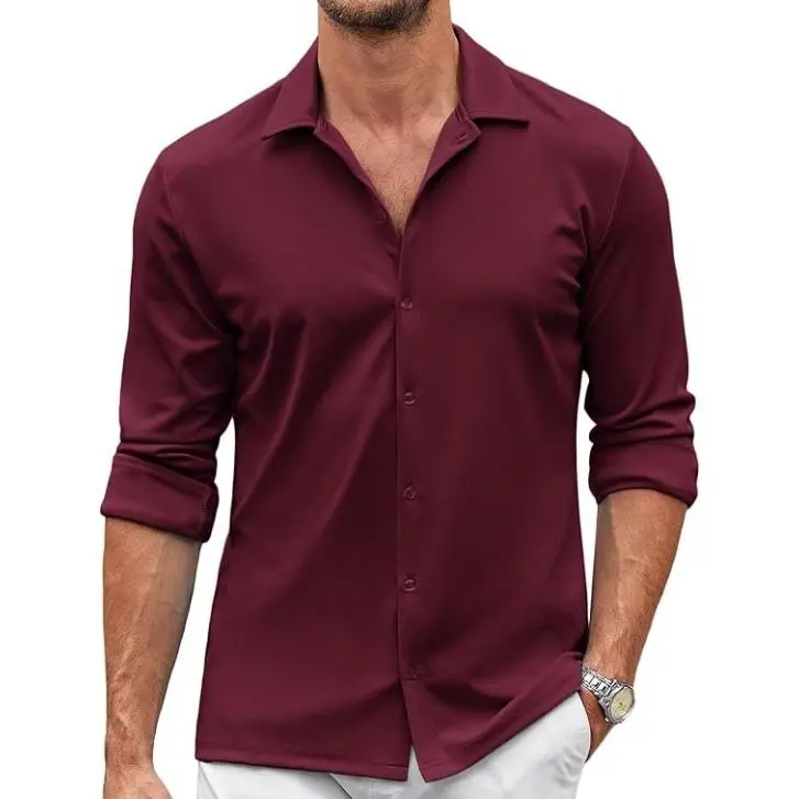 Fall Outfits Men's Shirt Wrinkle Free Dress Shirt