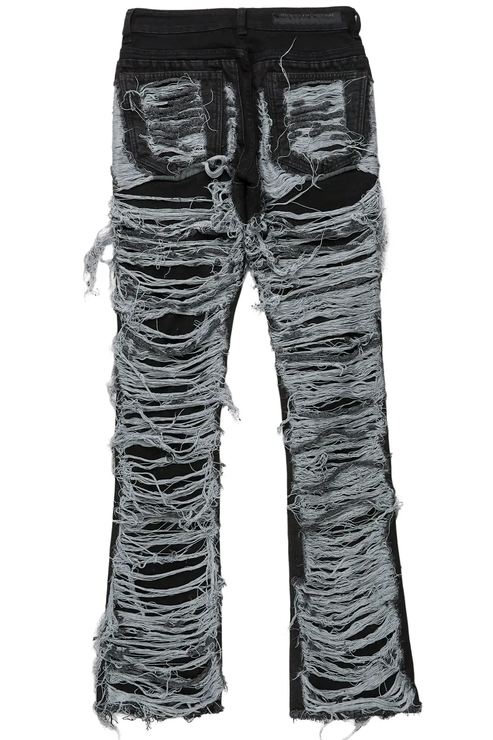 Conrad Black Stacked Flare Jean