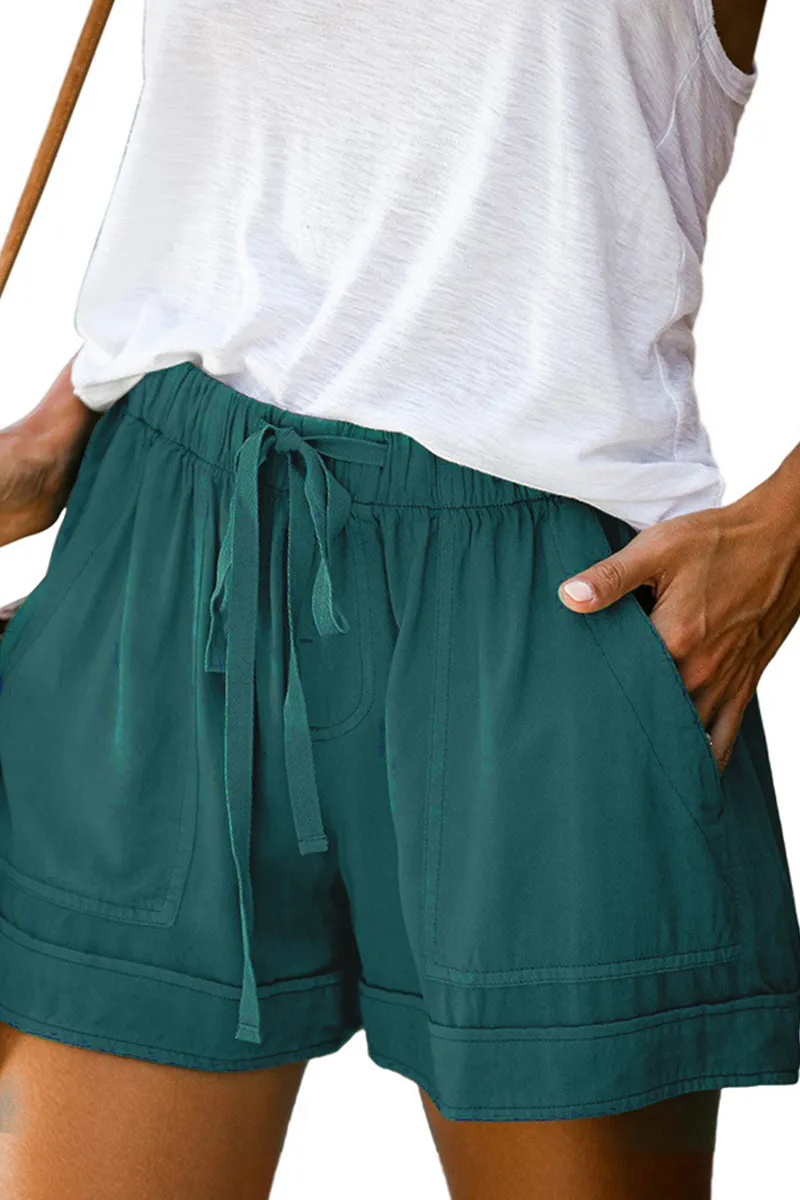 Casual Solid Straight Mid Waist Bottoms(12 Colors)