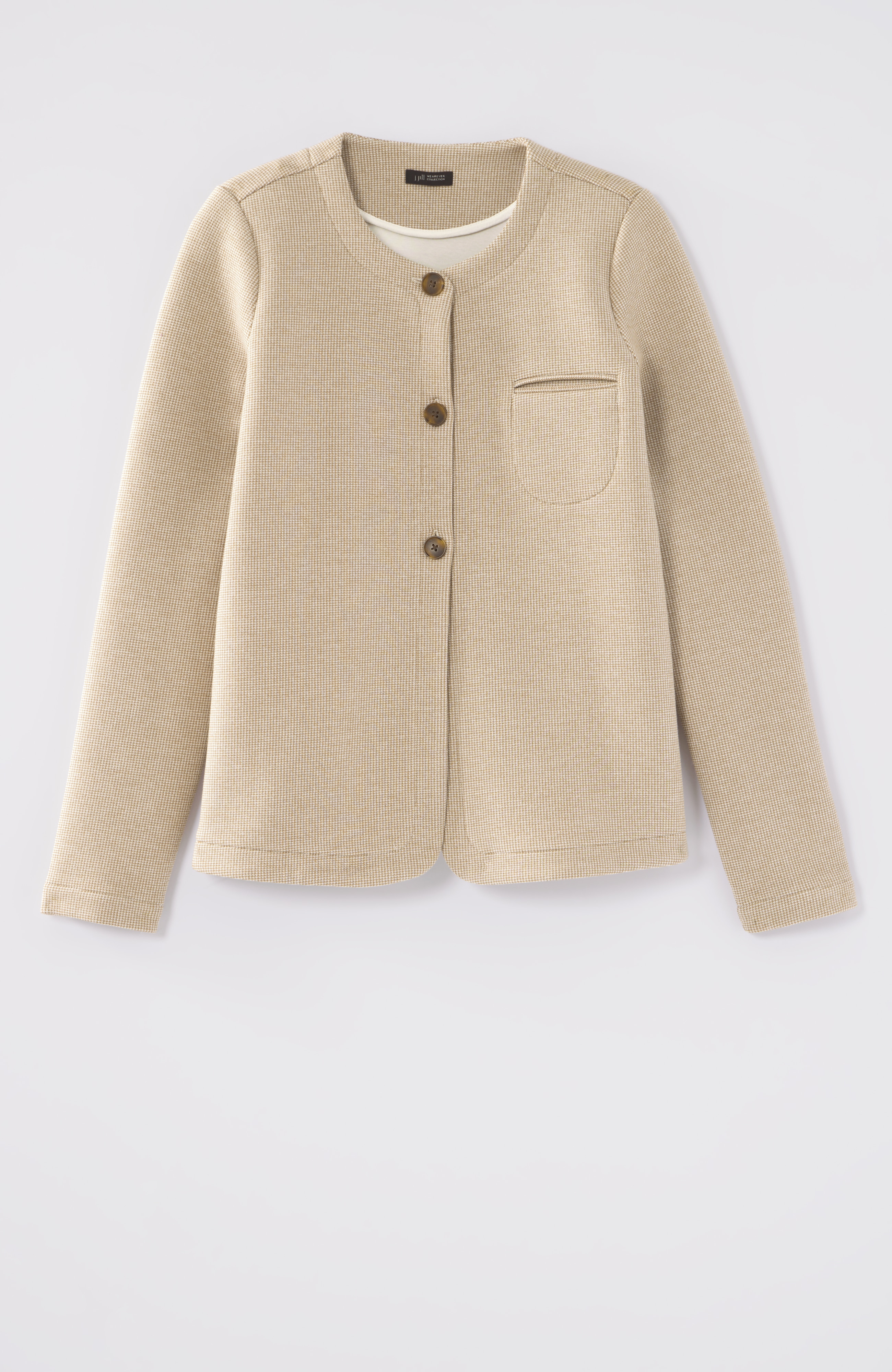 Wearever Jacquard Three-Button Jacket