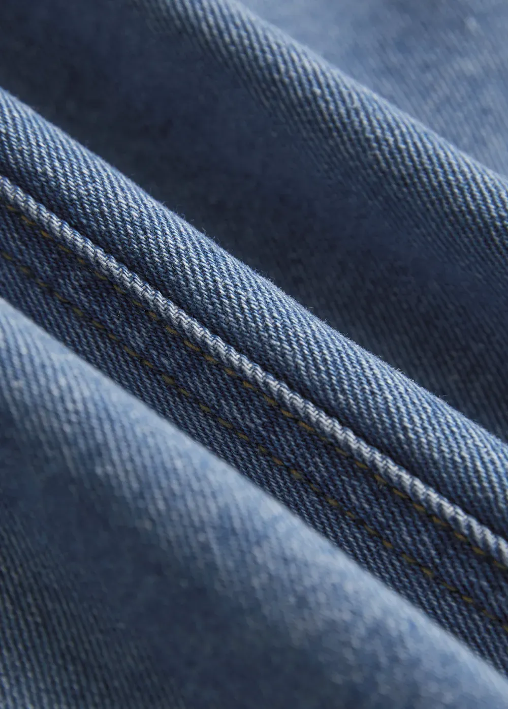 Denim Blue Patchwork Long Sleeve Lapel Coat