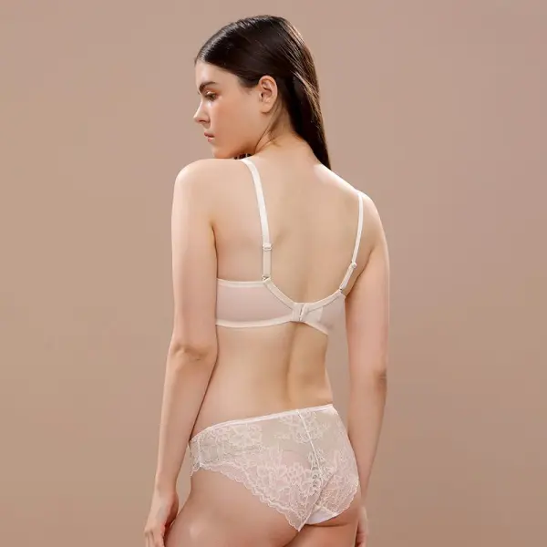 Sexy Sheer Lace Contour Plunge Bra® Support Everyday
