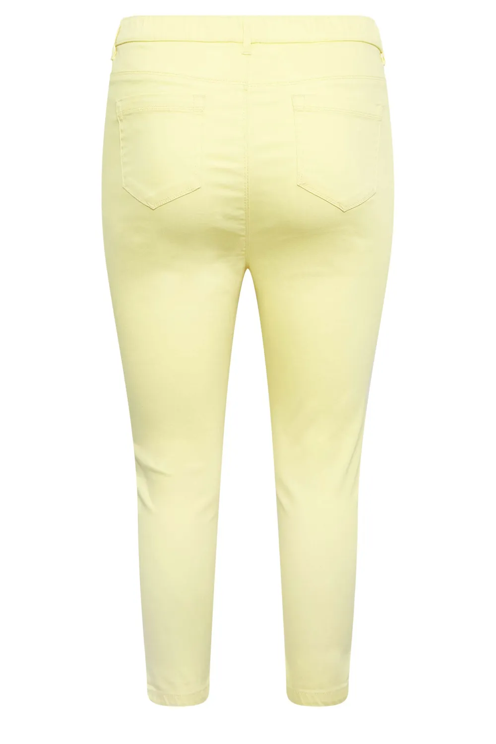 YOURS Curve Rose Pink Cropped Stretch GRACE Jeggings