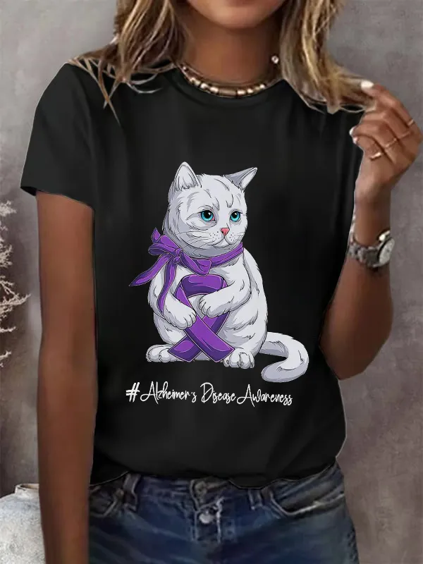 National Alzheimer'S Disease Awareness Month Purpl T-Shirt