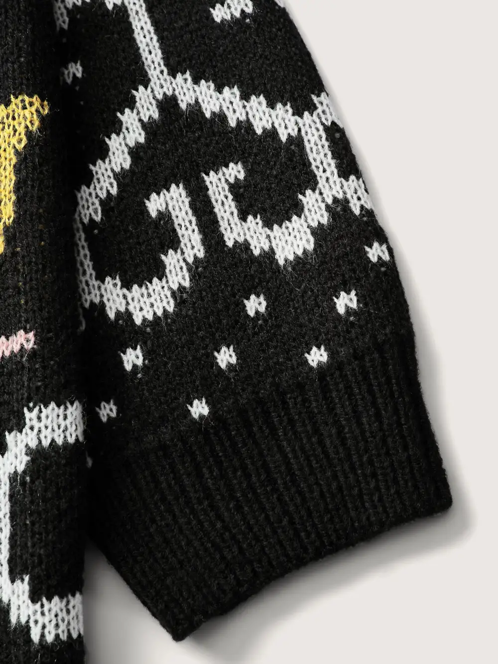 Jacquard Floral Garden Pattern Pullover