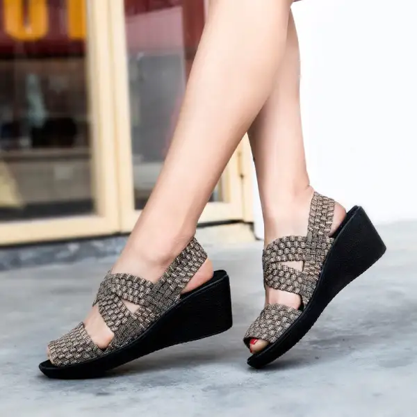 Wedge Platform Breathable Sandals