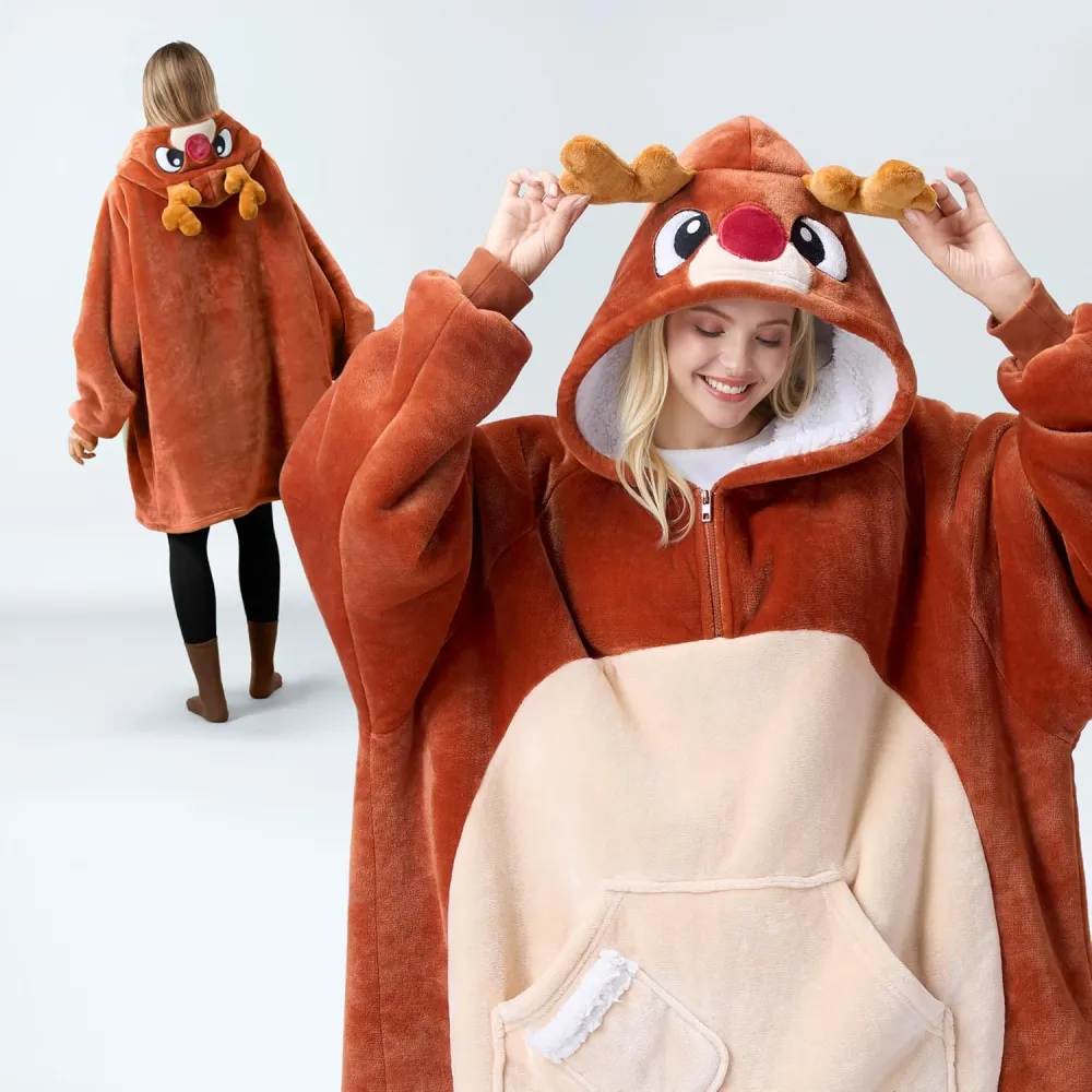 Panda Wearable Blanket Hoodie