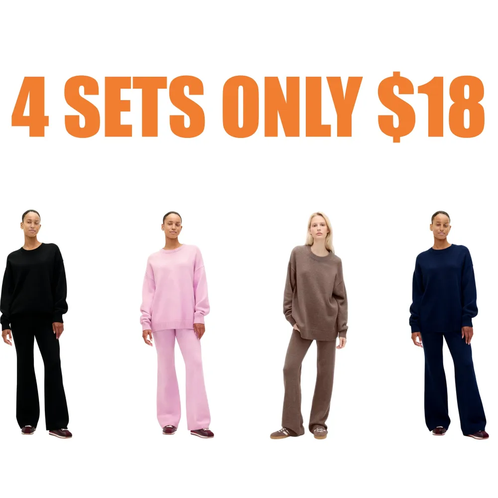 Women's Cash Soft Sweater&Pants Set
