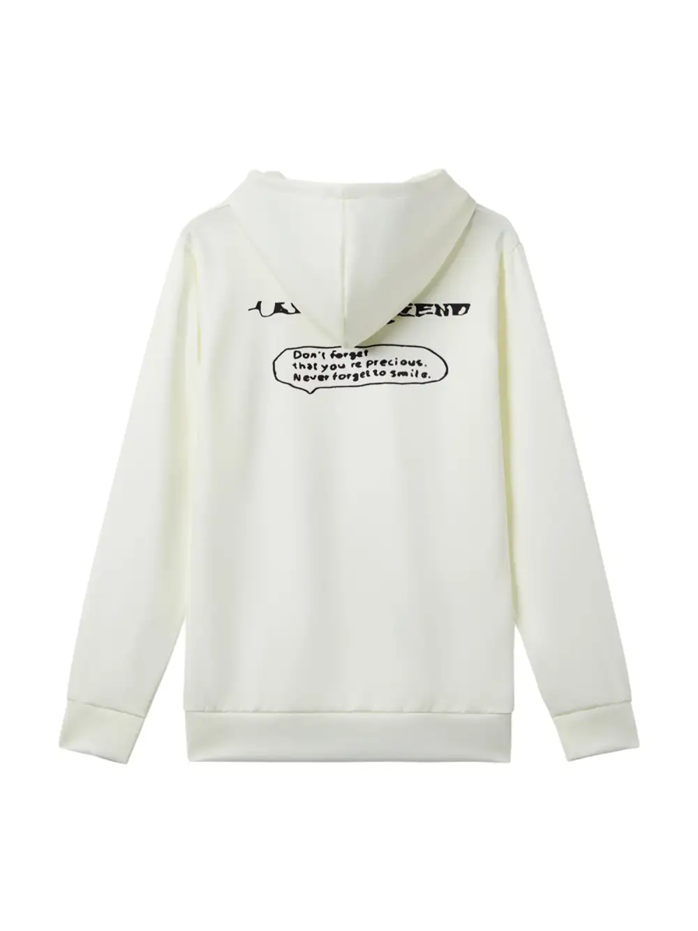 Line Painted Character Hoodie