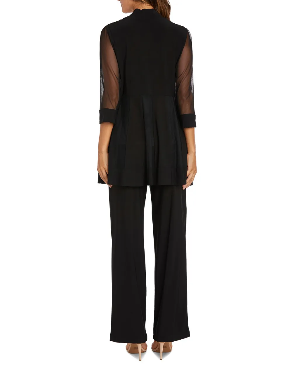 Embellished Layered-Look Pantsuit