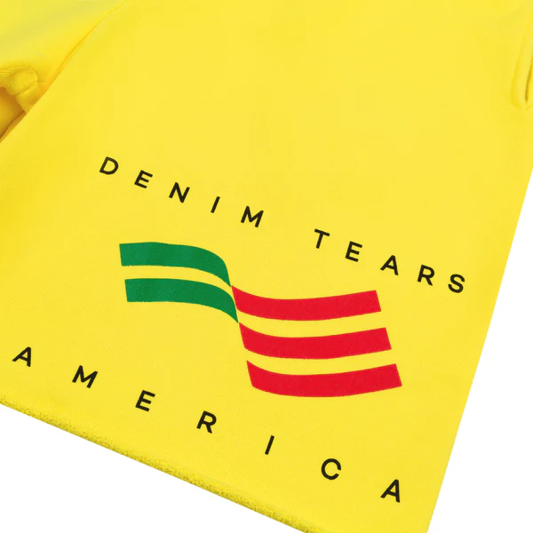Denim Tears America Sportswear Shorts Yellow