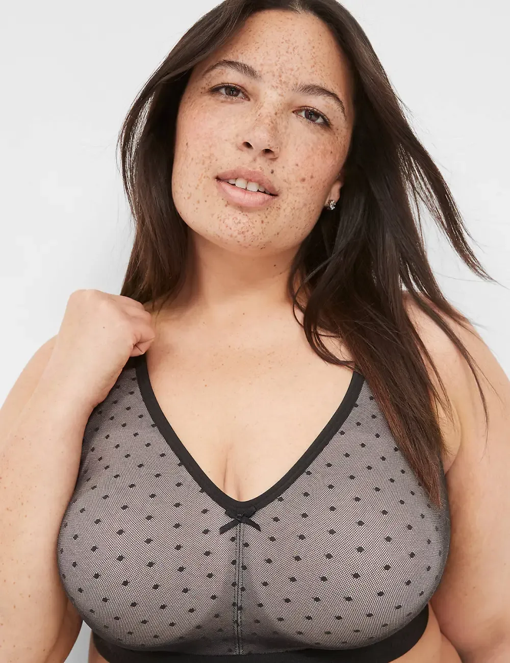 Cotton Unlined No-Wire Bra With Lace