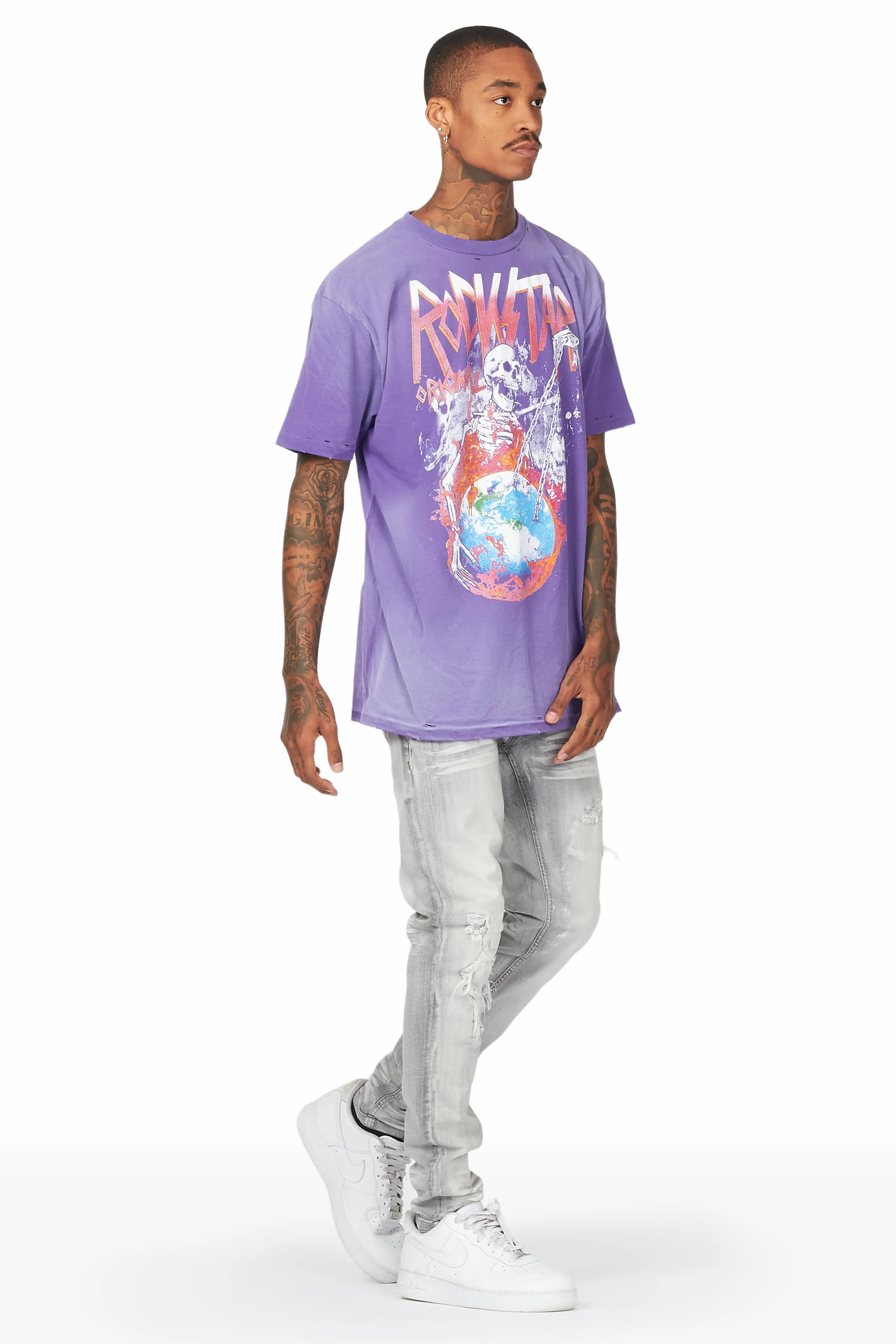 Harrison Grey Stretch Jean
