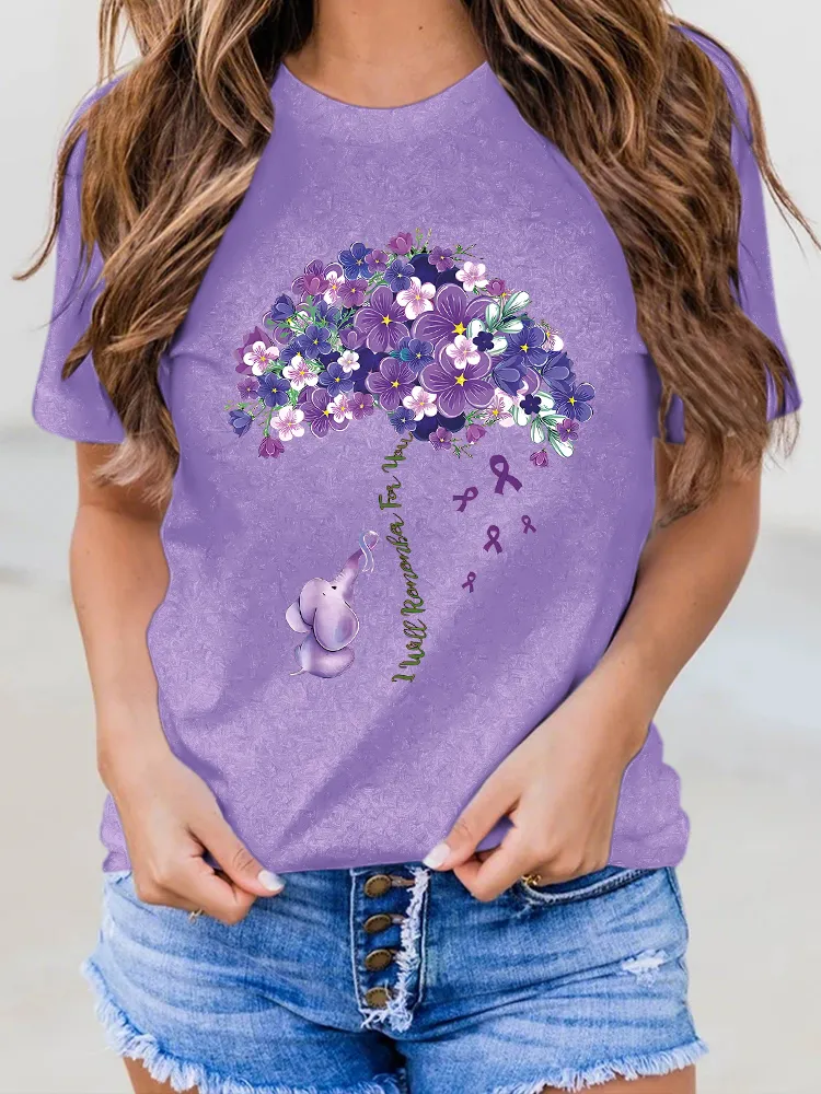 Women'S I Will Remember For You Round-Neck T-Shirt