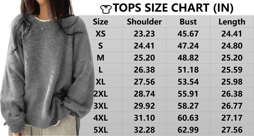 Women's Drop Shoulder Split Hem Sweater