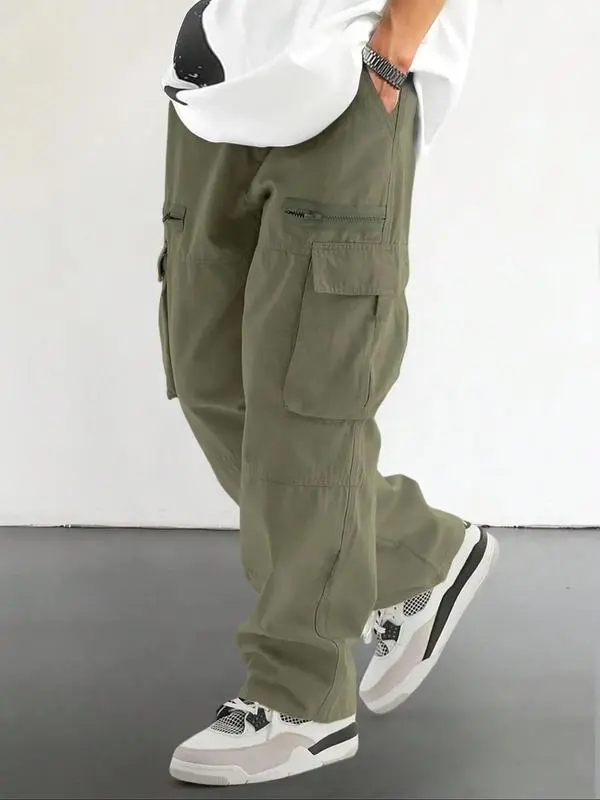 Unisex Loose Cargo Pants - Casual Comfy