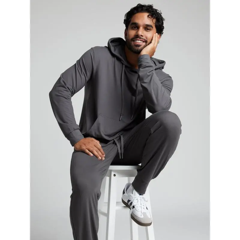 2-Piece Jersey Hoodie & Jogger Set