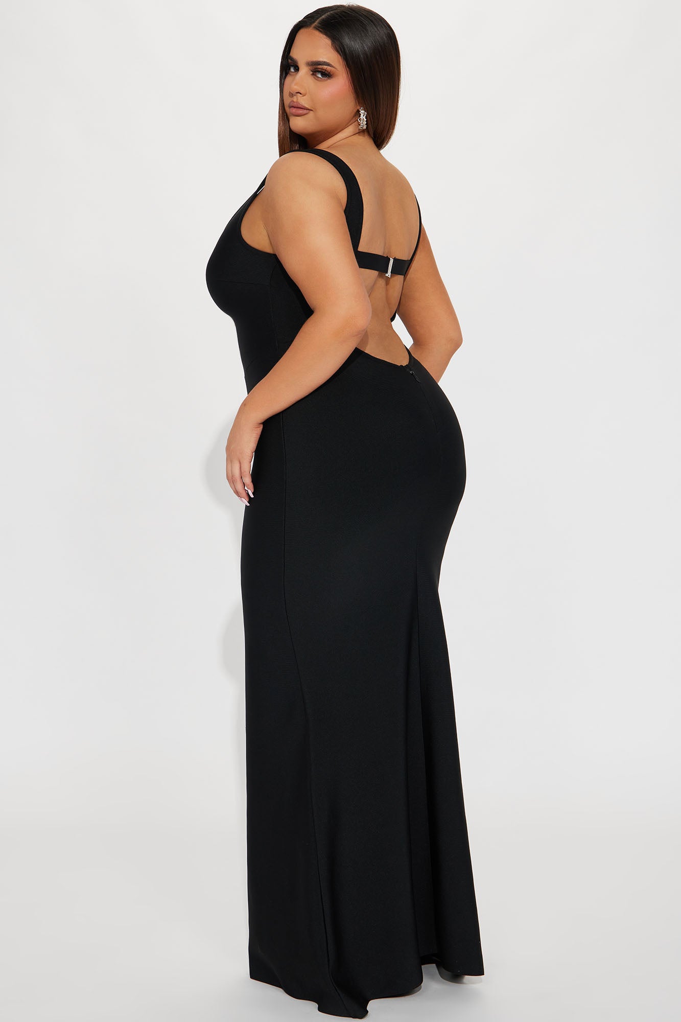 South Of France Bandage Gown - Black
