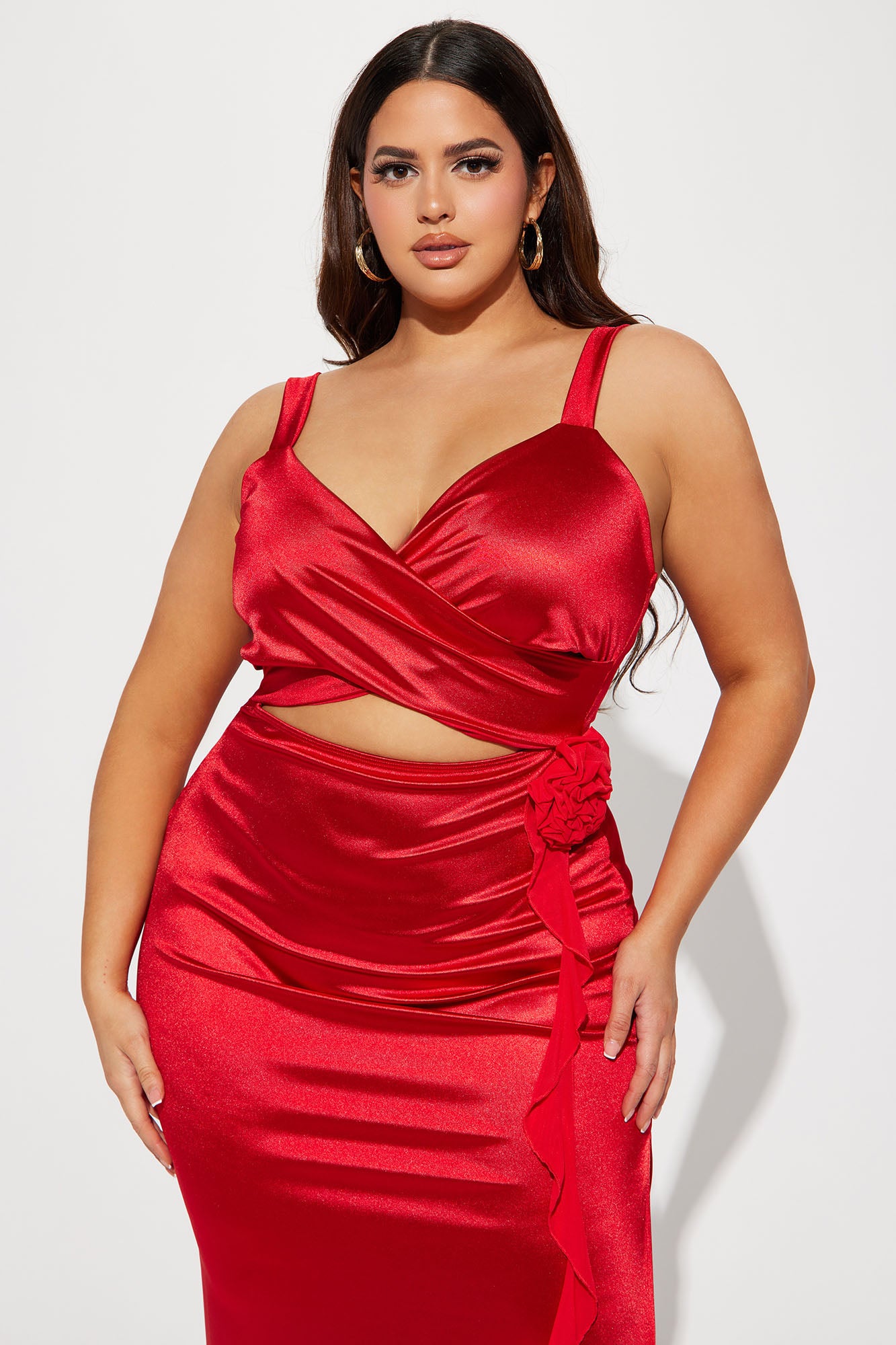Iris Maxi Dress - Red