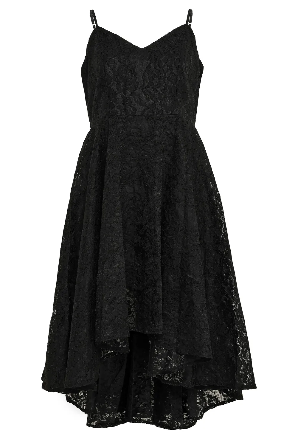 YOURS LONDON Curve Pink Lace Midi Prom Dress