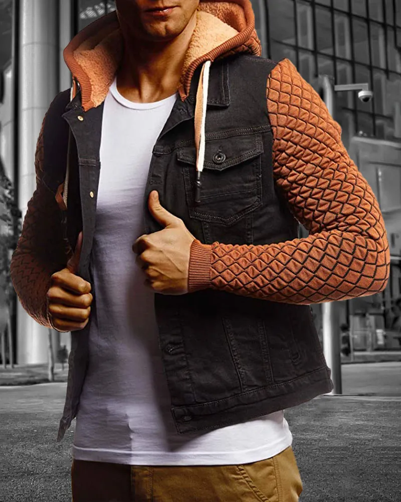 Men's Casual Versatile Long Sleeve Jacket