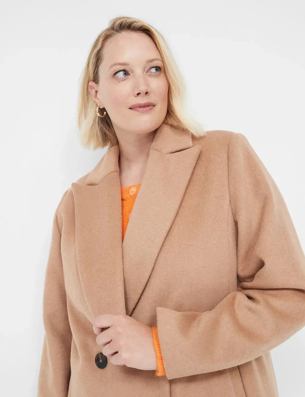 Double-Breasted Wool Coat