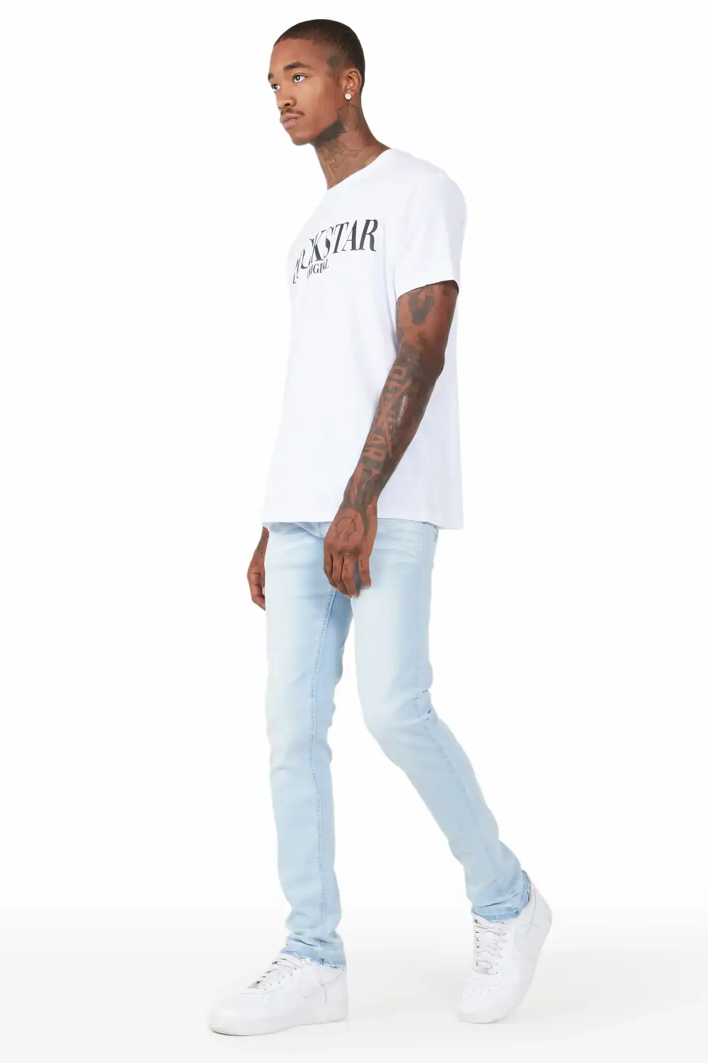 Jaecee Snow Ice Denim Jean