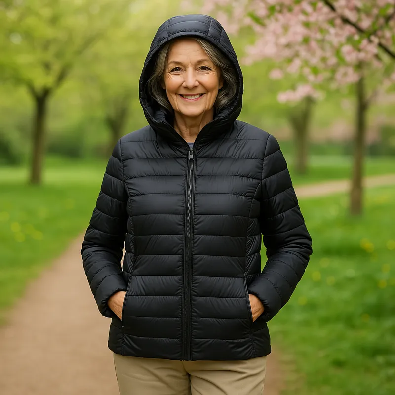 Metta Padded Mid Jacket | Black