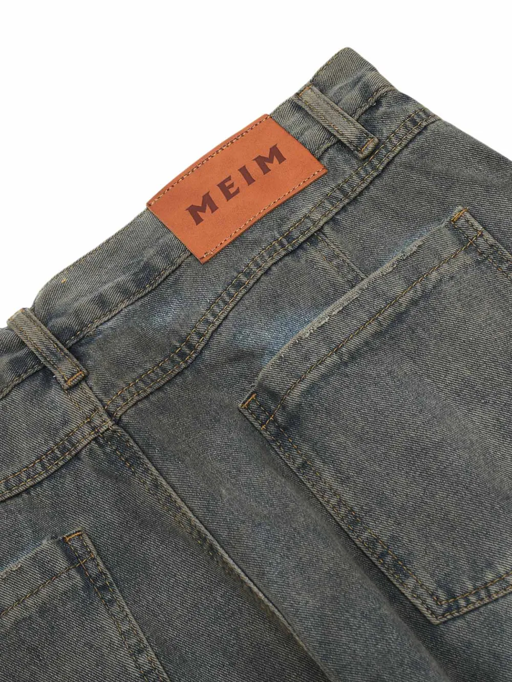 High Street Washed Distressed Jeans