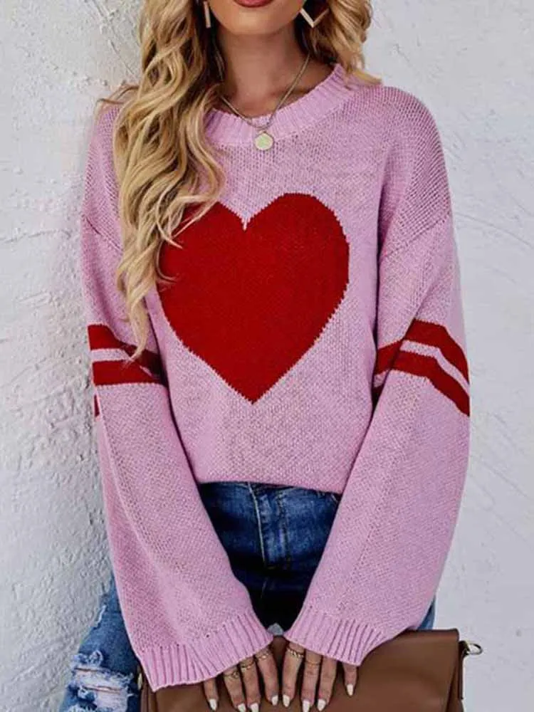 Women's Valentine's Day Love Casual Sweater
